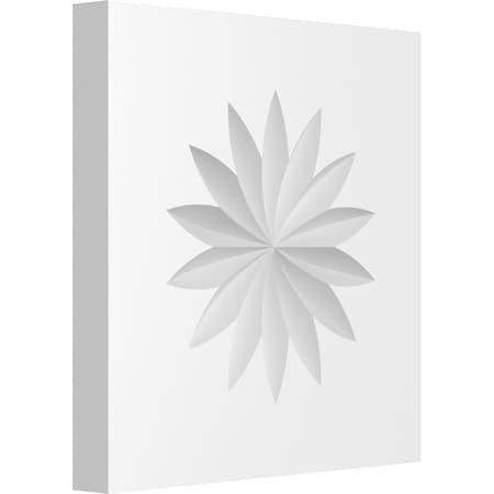 Ekena Millwork Standard Sedgwick Flower Rosette With Square Edge, 7"W x 7"H x 3/4"P ROSP070X070X075SDG09